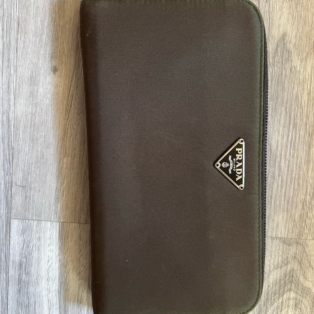 Authentic Prada zippy wallet